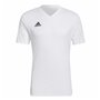 Maillot de Football à Manches Courtes pour Homme Adidas Con22 Blanc