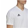 Maillot de Football à Manches Courtes pour Homme Adidas Con22 Blanc