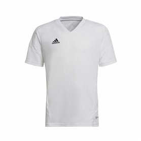 Maillot de Football à Manches Courtes pour Enfants Adidas Con22 Blanc