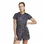 T-shirt à manches courtes femme Adidas Ri 3B Aop Noir