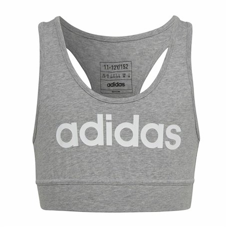 Soutien-gorge de Sport Adidas Essentials Linear Logo Gris