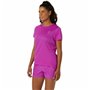 T-shirt à manches courtes femme Asics Core Ss Top Rose Fuchsia