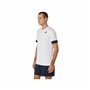 Maillot de Corps de Sport à Manches Coupe Asics Court Blanc Tennis
