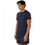 Maillot de Corps de Sport à Manches Coupe Asics Court Ss Top Bleu Blue marine Tennis