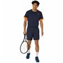 Maillot de Corps de Sport à Manches Coupe Asics Court Ss Top Bleu Blue marine Tennis