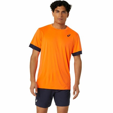 Maillot de Corps de Sport à Manches Coupe Asics Court Ss Top Orange Tennis