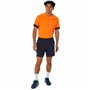 Maillot de Corps de Sport à Manches Coupe Asics Court Ss Top Orange Tennis