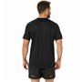 T-shirt à manches courtes homme Asics Fujitrail Logo Ss Top Noir