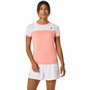 Maillot de Corps de Sport à Manches Coupe Asics Court Rose Tennis