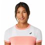 Maillot de Corps de Sport à Manches Coupe Asics Court Rose Tennis