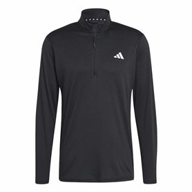 Sweat-shirt d'Entraînement pour Adultes Adidas Tr-Es+ 1I4Zip Noir