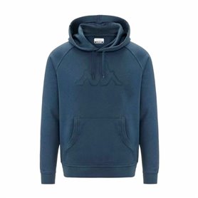 Sweat à capuche homme Kappa Zaiver Bleu