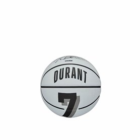 Ballon de basket Wilson Player Icon Mini Durant Blanc (Taille 3)