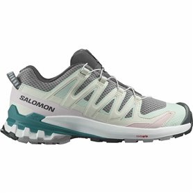 Chaussures de sport pour femme Salomon XA Pro 3D V9 Bleu Blanc Gris