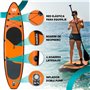 Planche de Paddle Surf Gonflable avec Accessoires Winvey SUP-O Orange