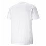 T-shirt à manches courtes homme Puma 586666 02 Blanc (L) (1 Unité)