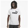 T-shirt à manches courtes homme Puma 586666 02 Blanc (L) (1 Unité)