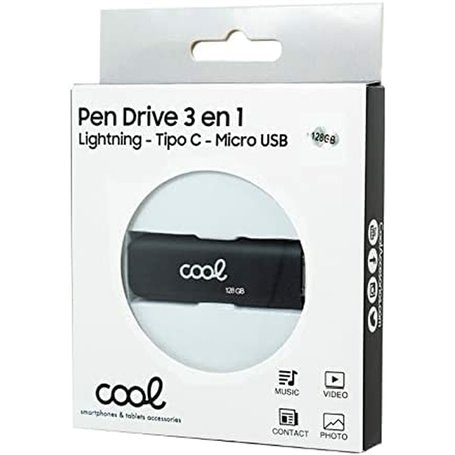 Clé USB Cool Noir 128 GB