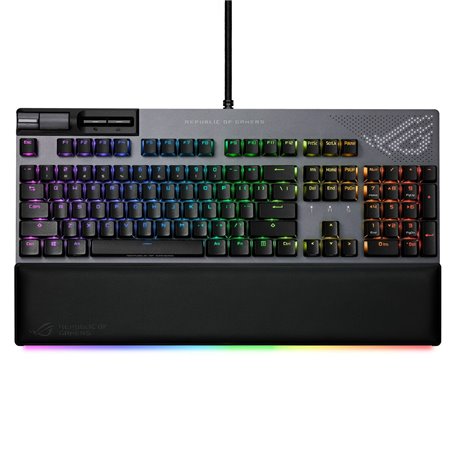 ASUS ROG Strix Flare II Animate clavier USB QWERTY Gris