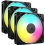 Ventillateur de cabine Corsair RS120 ARGB Ø 12 cm (3 Unités)