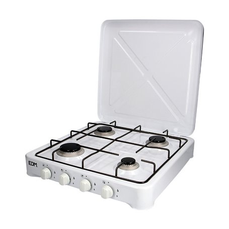 Cuisinière à Gaz EDM 07422 Blanc 1500 W