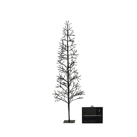 Sapin de Noël Lumineo Noir 120 cm MicroLED