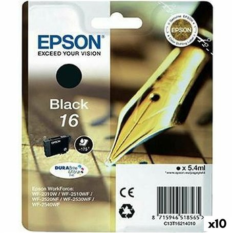 Cartouche d'encre originale Epson Noir (10 Unités)