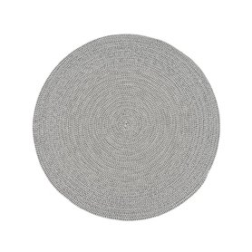 Tapis Blanc Gris 90 x 90 x 0