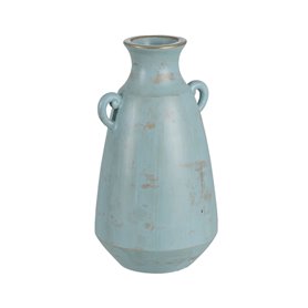 Vase Turquoise Terre cuite 25 x 27 x 45 cm