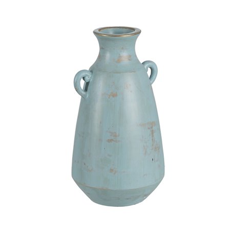 Vase Turquoise Terre cuite 25 x 27 x 45 cm