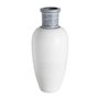 Vase Blanc Terre cuite 26 x 28 x 60 cm