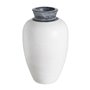 Vase Blanc Terre cuite 25 x 27 x 40 cm