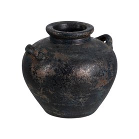 Vase Marron Terre cuite 26 x 28 x 22 cm