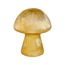 Figurine Décorative Jaune Champignon 17 x 17 x 20 cm