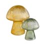 Figurine Décorative Jaune Champignon 17 x 17 x 20 cm