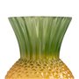 Vase Jaune Vert Verre