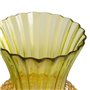 Vase Jaune Vert Verre