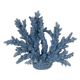 Figurine Décorative Bleu Corail 34 X 13 X 27 CM