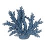 Figurine Décorative Bleu Corail 34 X 13 X 27 CM