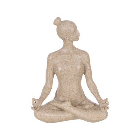 Figurine Décorative Beige Yoga 17