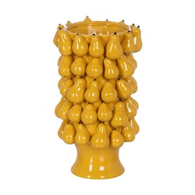 Vase Jaune Céramique 23