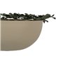 Centre de Table Vert Beige Fer 25 x 25 x 11 cm