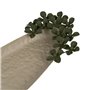 Plateau Vert Beige Fleurs 58 x 23 x 4 cm