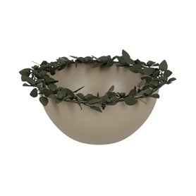 Centre de Table Vert Beige Fer 33 x 33 x 15 cm