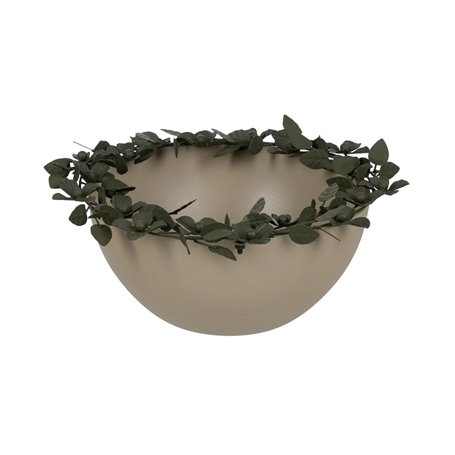 Centre de Table Vert Beige Fer 33 x 33 x 15 cm