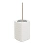 Brosse de salle de wc Blanc Céramique 11 x 11 x 33 cm