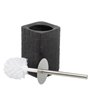 Brosse de salle de wc Noir Céramique 11 x 11 x 33 cm