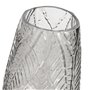 Vase Gris verre 17 x 17 x 26 cm