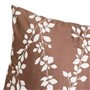 Coussin RISE Marron Imprimé Velours 45 x 10 x 45 cm