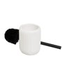 Brosse de salle de wc Blanc Céramique 11 x 11 x 35 cm